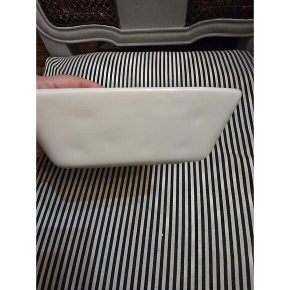 Magenta Rae Dunn Artisan Ice Cream Cones Divided Food Dish Mint Chocolate Strawb - Picture 3 of 16